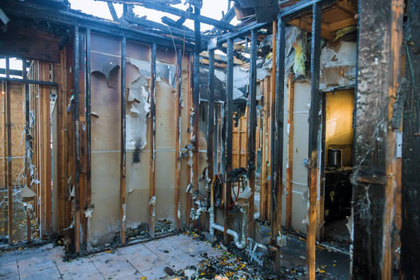 Professional Fire Damage Restoration technician working in Quakertown, PA